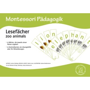 Lesefächer: zoo animals
