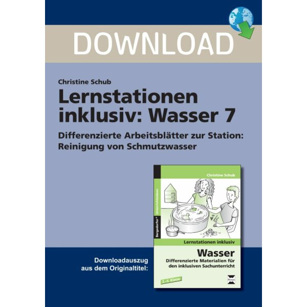 Reinigung von Schmutzwasser - Inklusive Lernstation Wasser