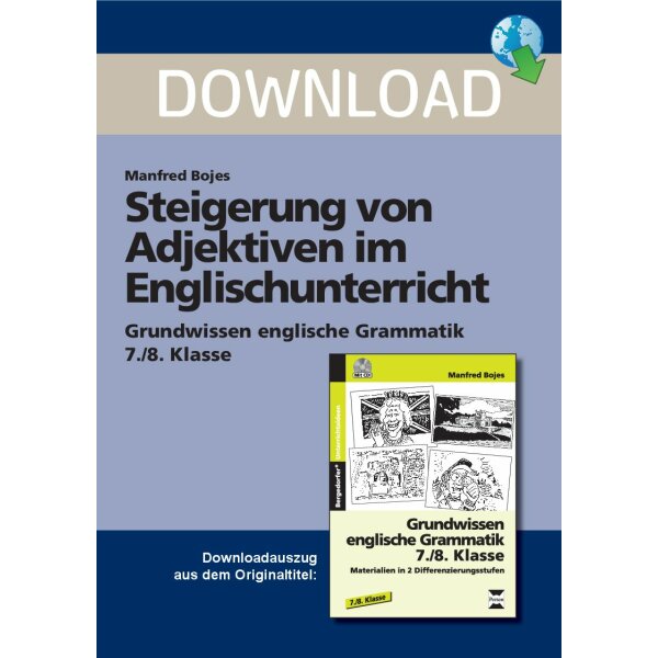 Steigerung von Adjektiven - Grundwissen englische Grammatik (7./8. Klasse)