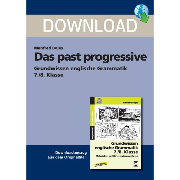 Das past progressive - Grundwissen englische Grammatik (7./8. Klasse)