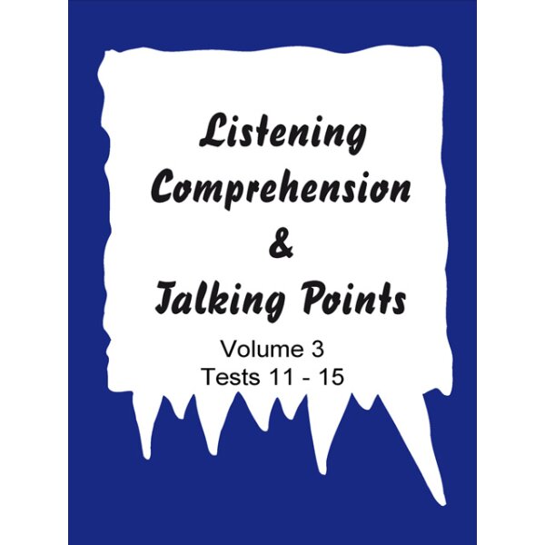 Listening comprehension und Talking points - Vol. 3 (Tests)