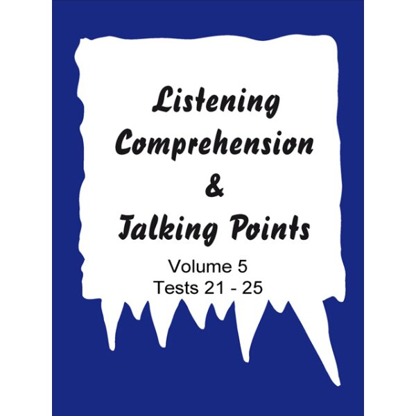 Listening comprehension und Talking points - Vol. 5 (Tests)