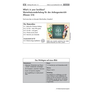 Wortschatzwiederholung für den Anfangsunterricht -...