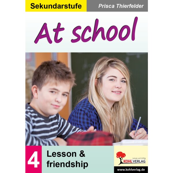 At school - lesson and friendship