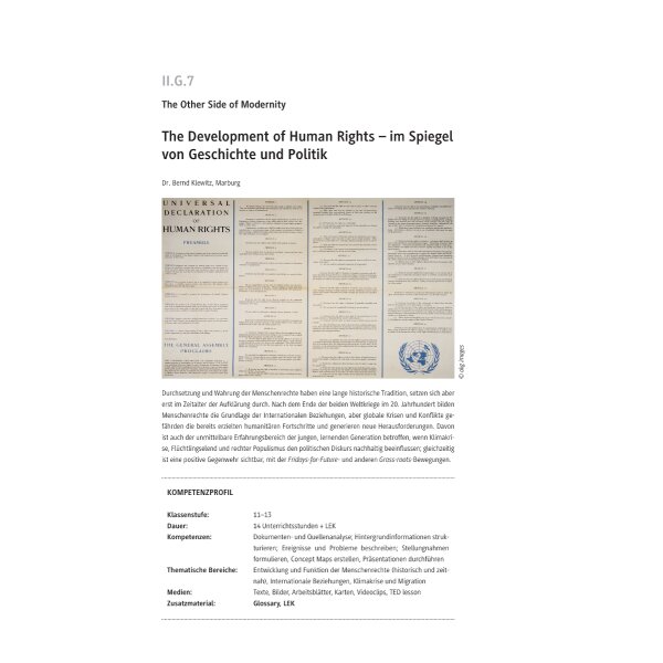 The Development of Human Rights