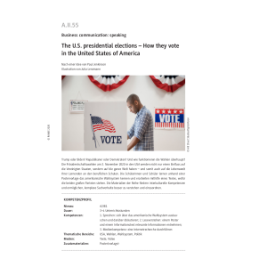 The U.S. presidential elections - How they vote in the...