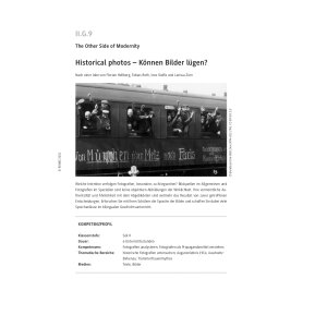 Historical photos - Können Bilder lügen?