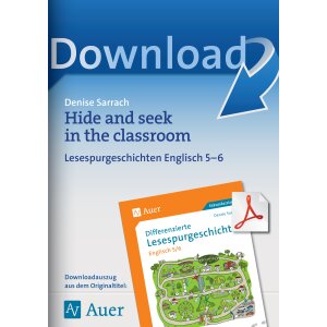 Hide and seek in the classroom: Englisch Kl.5/6
