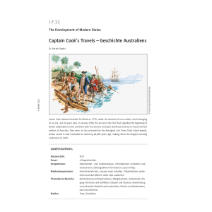 Captain Cooks Travels - Geschichte Australiens