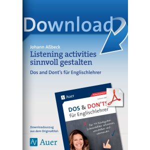 Listening activities sinnvoll gestalten