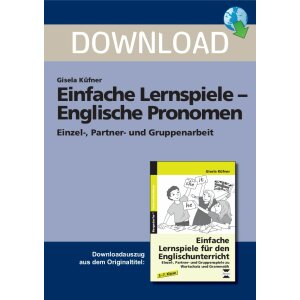 Einfache Lernspiele - Englische Pronomen