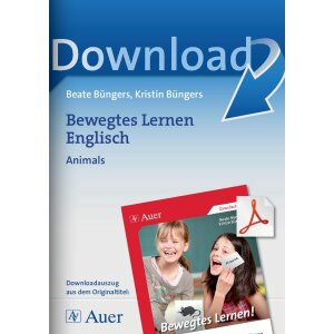 Bewegtes Lernen Englisch: Animals