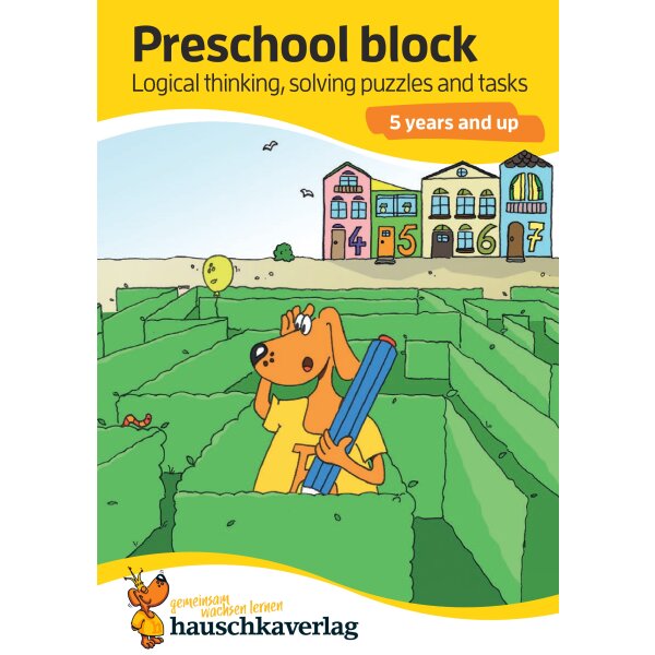 Preschool block - Logical thinking, solving puzzles and tasks