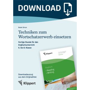 Techniken zum Wortschatzerwerb einsetzen