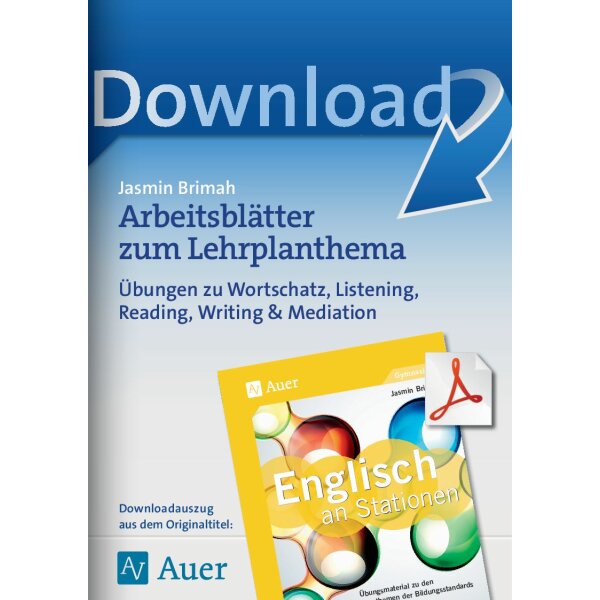 Arbeitsblätter zum Lehrplanthema - Englisch am Gymnasium Kl. 9