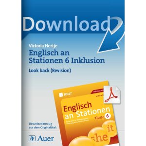 Englisch an Stationen inklusiv: Look back (Revision)