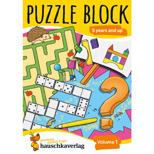 Puzzle block - 5 years and up, Volume 1