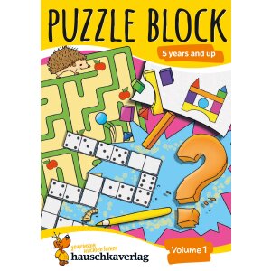 Puzzle block - 5 years and up, Volume 1