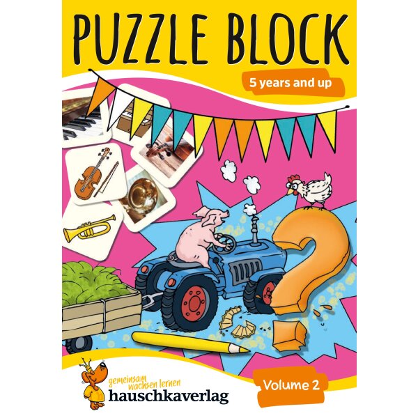 Puzzle block - 5 years and up, Volume 2