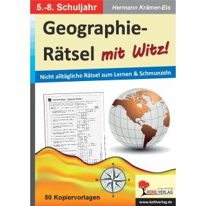 Geografie-Rätsel mit Witz! Kl.5-8
