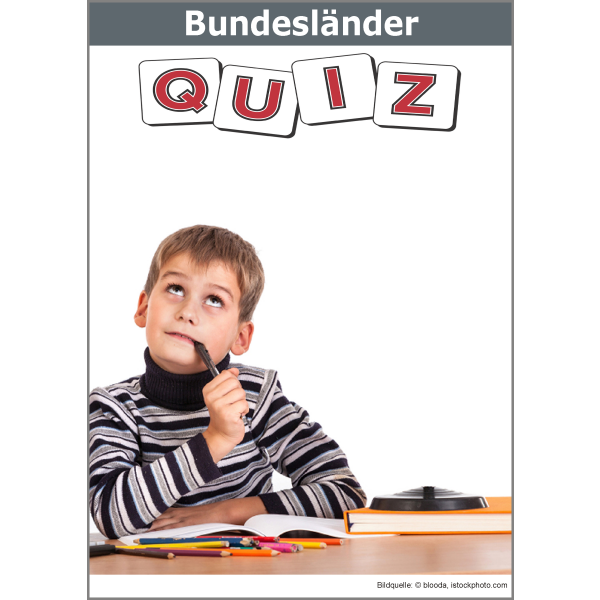 Bundesländer - Großes Quiz mit 40 Fragen