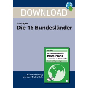 Basiswissen Erdkunde - Die 16 Bundesländer