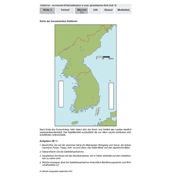 Südkorea - boomende Wirtschaftsnation in einer globalisierten Welt