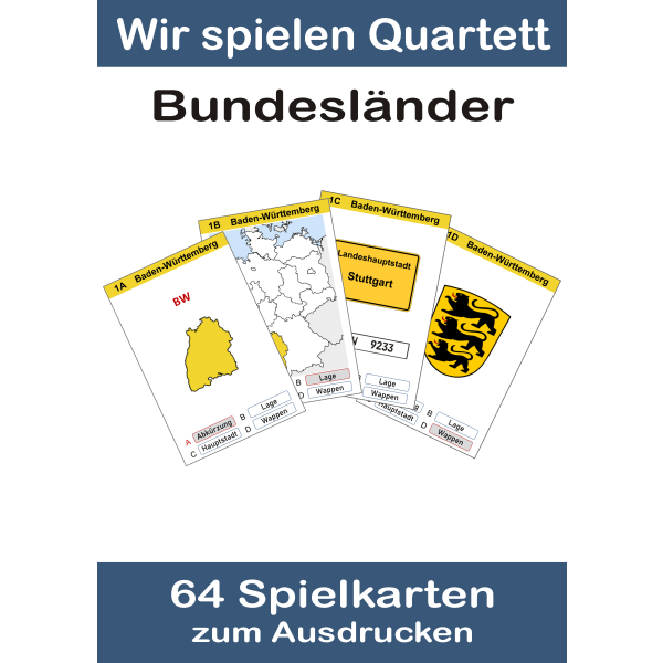 Bundesländer - Quartett