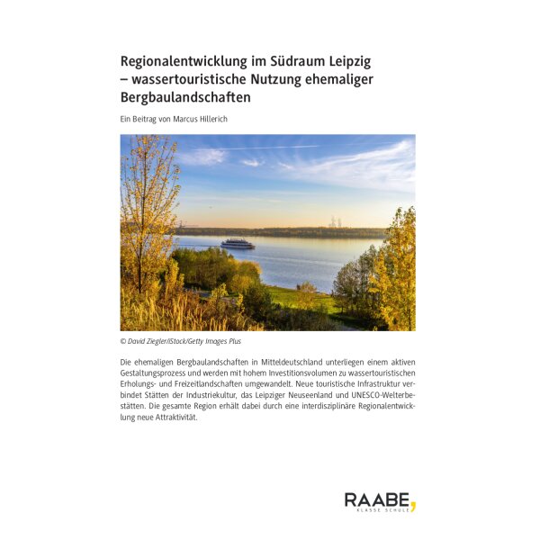 Regionalentwicklung im Südraum Leipzig - Klausurvorschläge