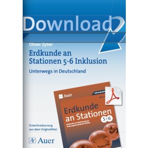 Erdkunde an Stationen 5/6 Inklusion: Unterwegs in...