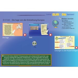 Die Sage von der Entstehung Europas