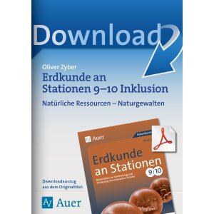 Natürliche Ressourcen-Naturgewalten an Stationen...