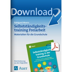 Freiarbeit - Selbstständigkeitstraining Grundschule