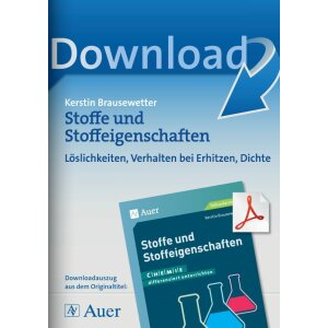 Stoffe und Stoffeigenschaften: Löslichkeiten,...