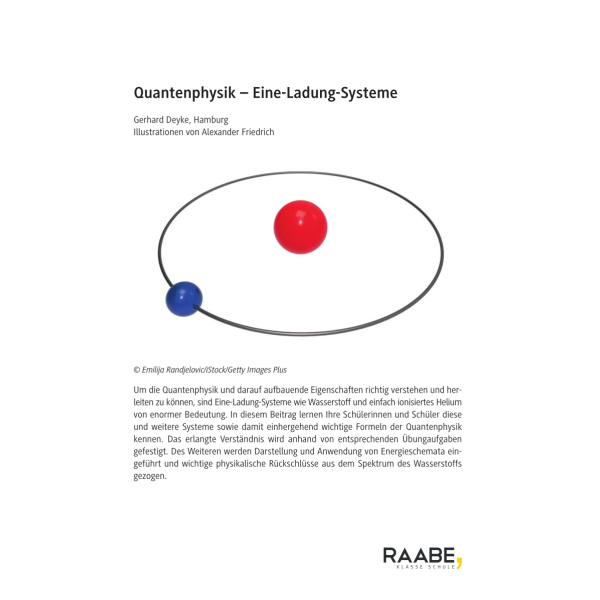 Quantenphysik: Eine-Ladung-Systeme