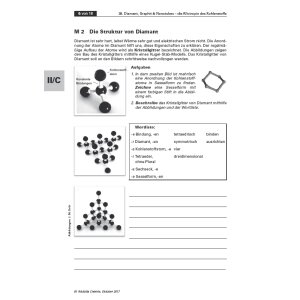 Die Allotropie des Kohlenstoffes - Diamant, Graphit und...