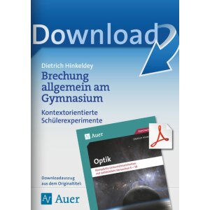 Brechung  allgemein - Optik am Gymnasium Kl.7/8