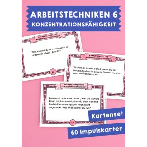 Arbeitstechniken: Aufmerksamkeit und...