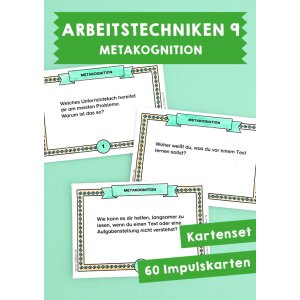 Arbeitstechniken: Metakognition