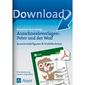 Peter und der Wolf: Ausschneidevorlagen