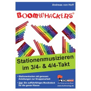 Boomwhackers - Stationenmusizieren im 3/4- und 4/4-Takt