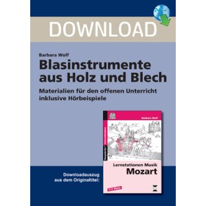 Blasinstrumente aus Holz und Blech