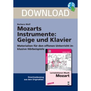 Mozarts Instrumente: Geige und Klavier