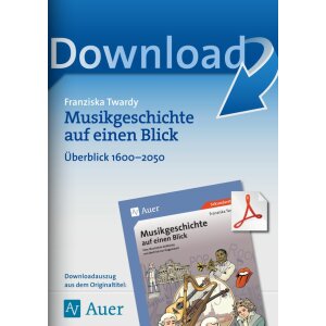 Musikgeschichte auf einen Blick - Überblick 1600-2050
