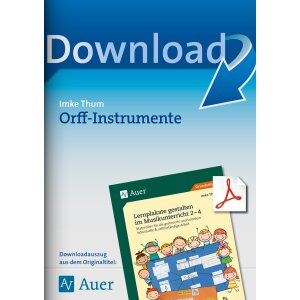 Orff-Instrumente - Lernplakate gestalten im Musikunterricht