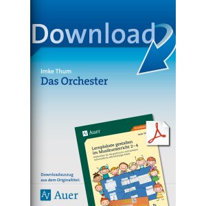 Das Orchester - Lernplakate gestalten im Musikunterricht