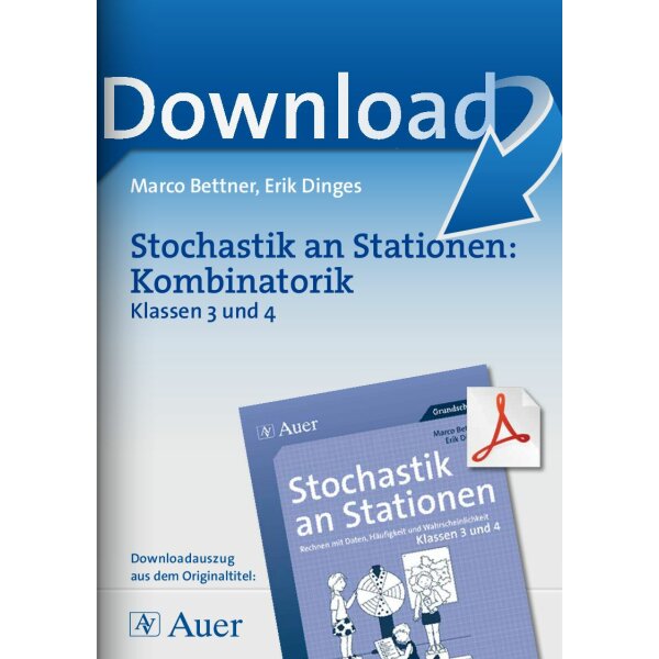 Stochastik an Stationen: Kombinatorik - Klassen 3 und 4