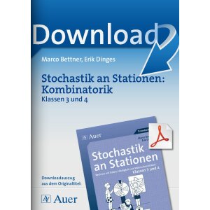 Stochastik an Stationen: Kombinatorik - Klassen 3 und 4