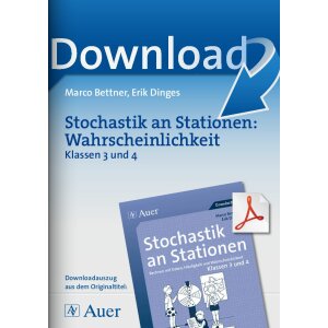 Stochastik an Stationen: Wahrscheinlichkeit - Klassen 3...