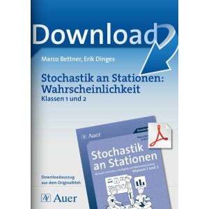 Stochastik an Stationen: Wahrscheinlichkeit - Klassen 1...
